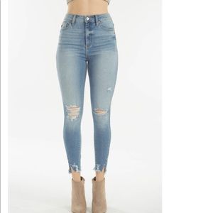 Kancan high rise cropped jeans